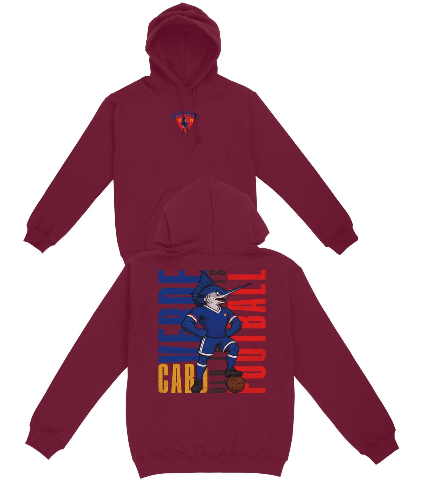 Cabo Verde Football Basic Hoodie - Old Time Sports