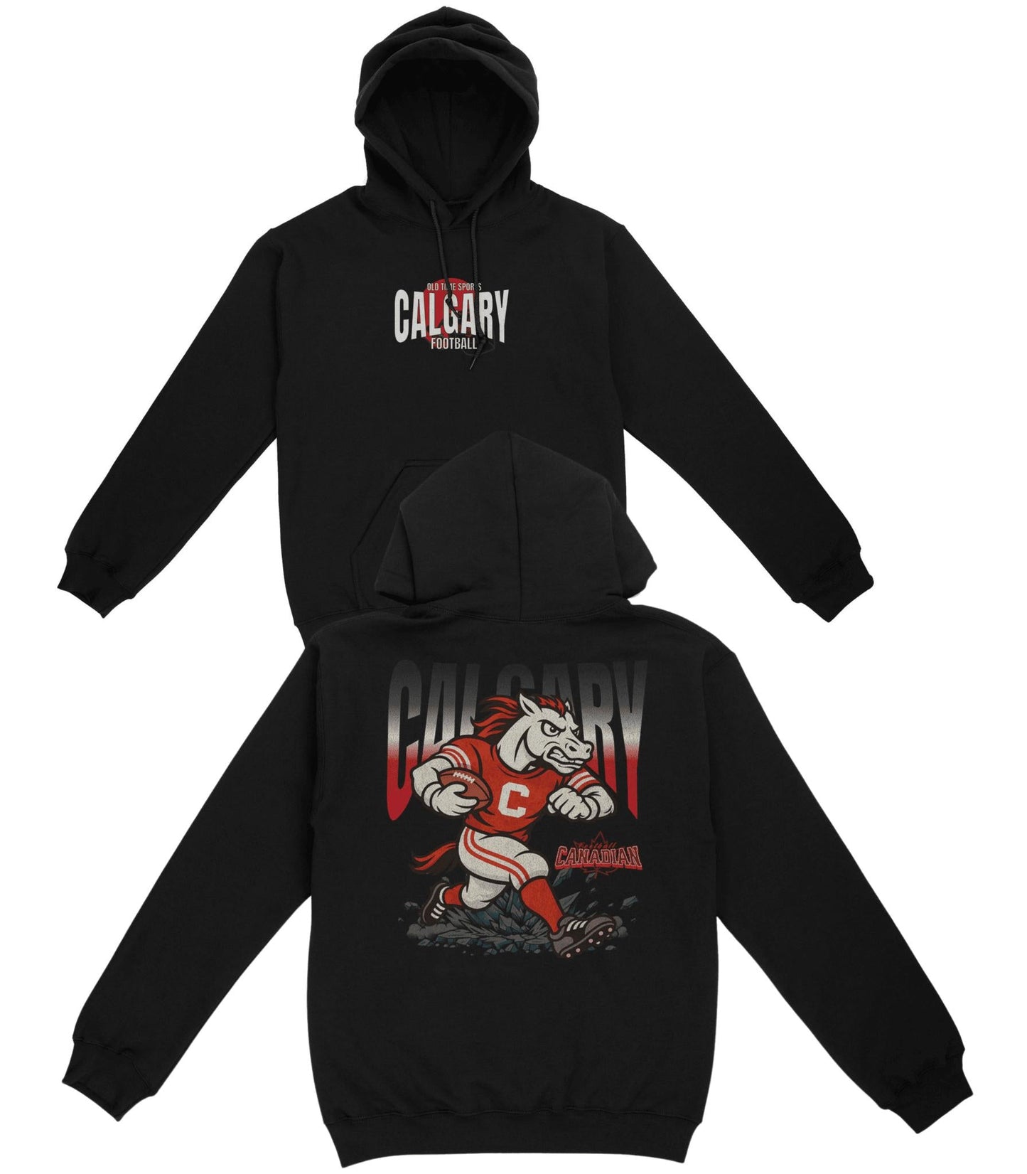 Calgary Football Basic Hoodie - Old Time Sports