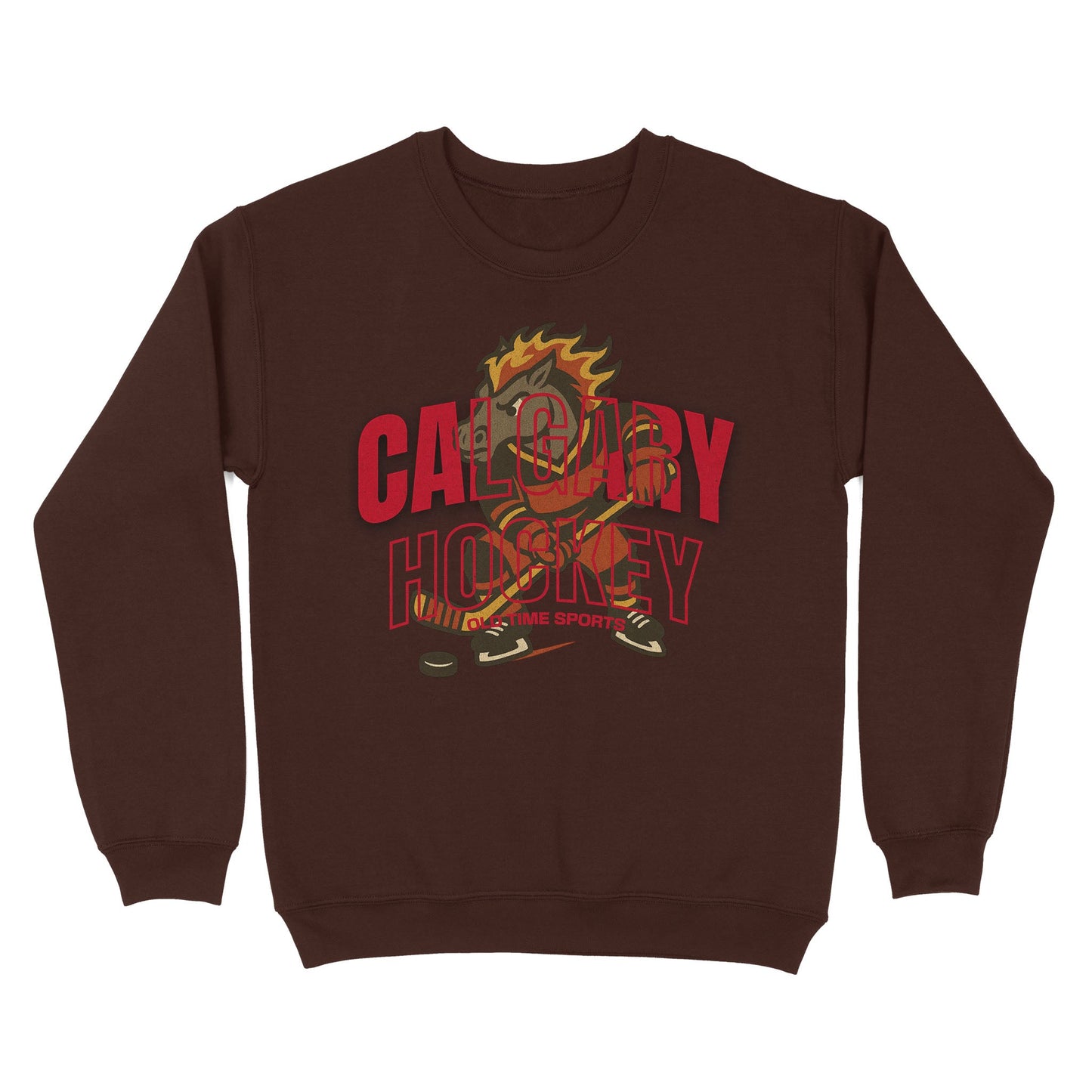 Calgary Hockey Basic Crewneck - Old Time Sports