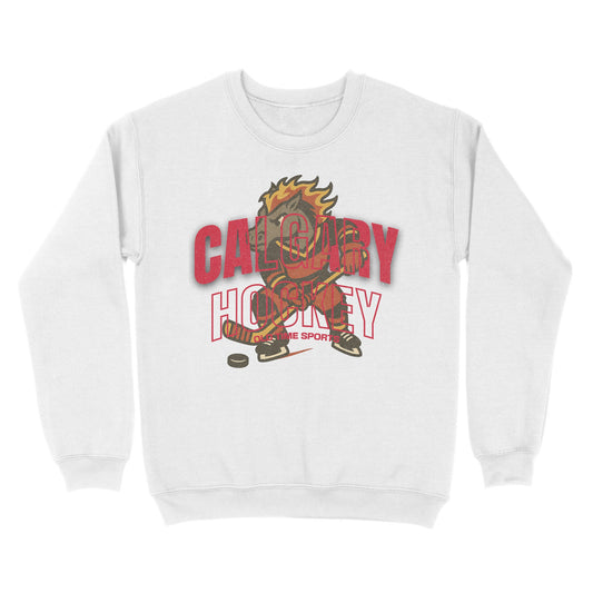 Calgary Hockey Basic Crewneck - Old Time Sports