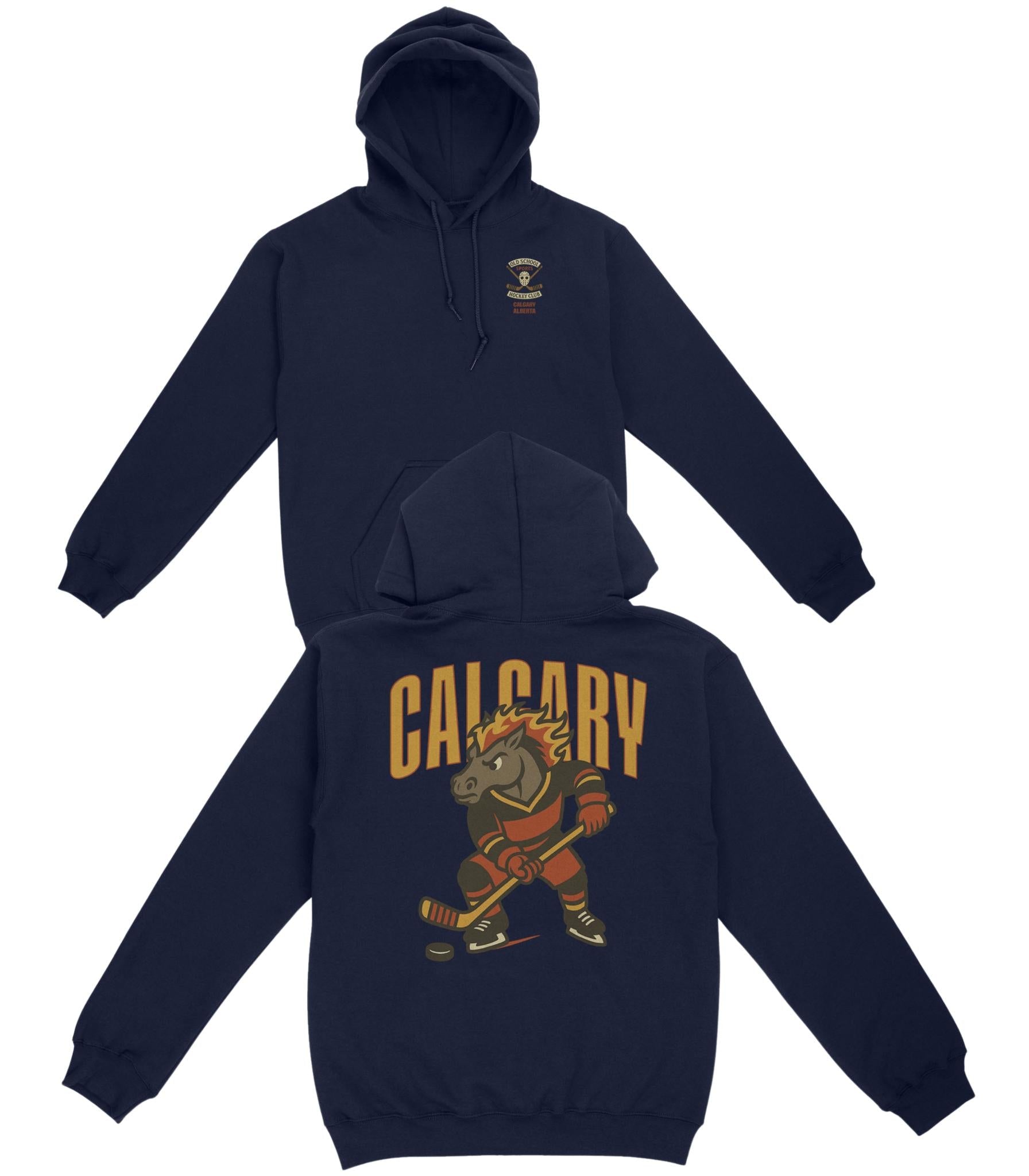 Calgary Hockey Basic Hoodie