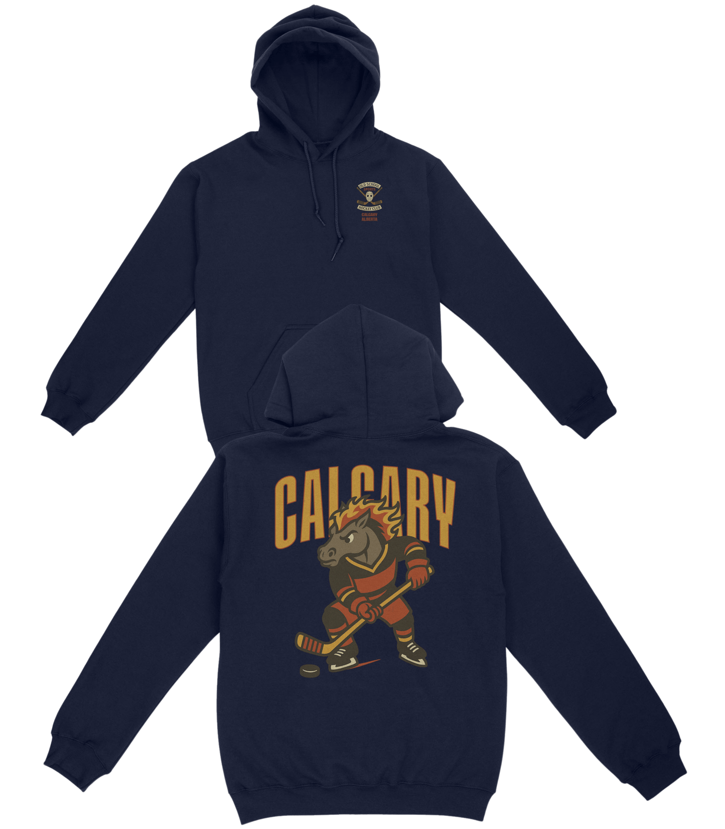 Calgary Hockey Basic Hoodie - Old Time Sports