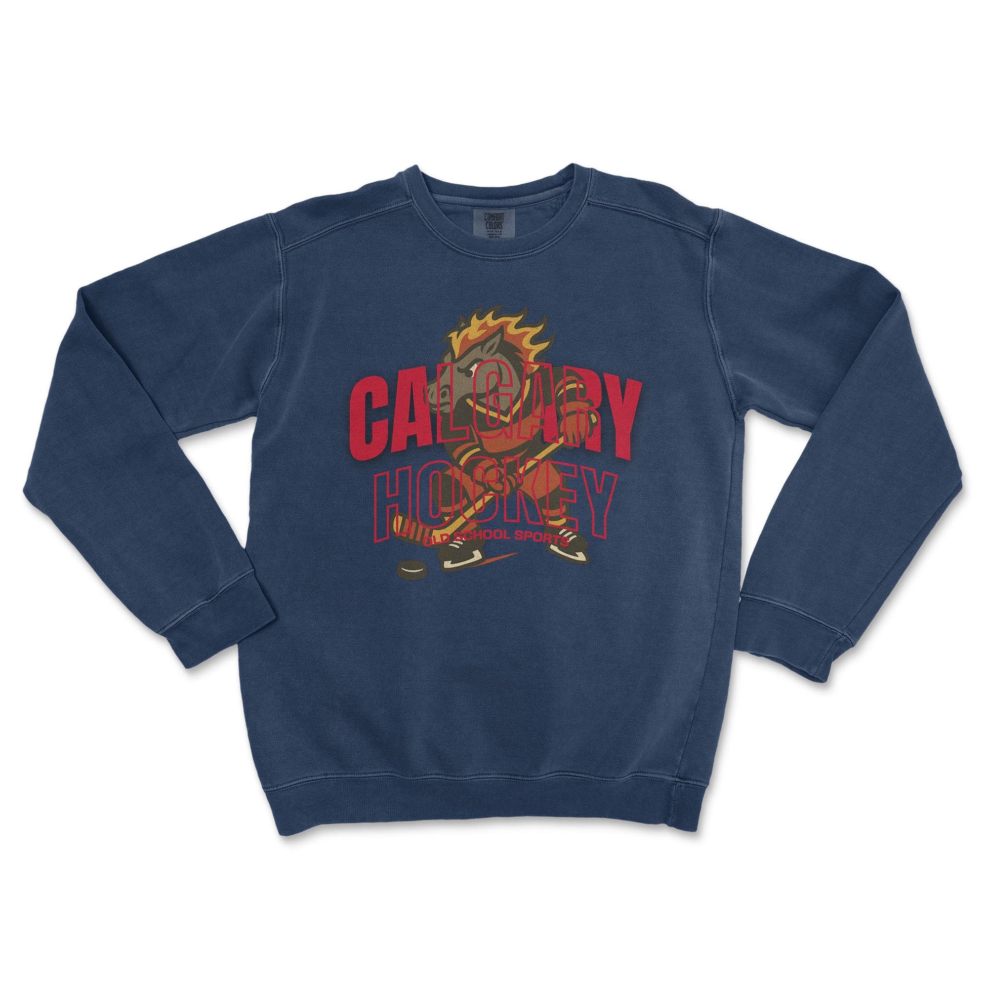 Calgary Hockey Crewneck - Old Time Sports