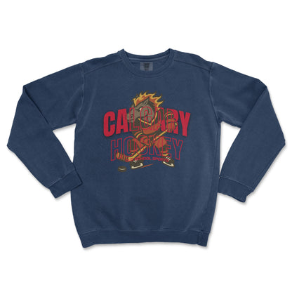 Calgary Hockey Crewneck - Old Time Sports