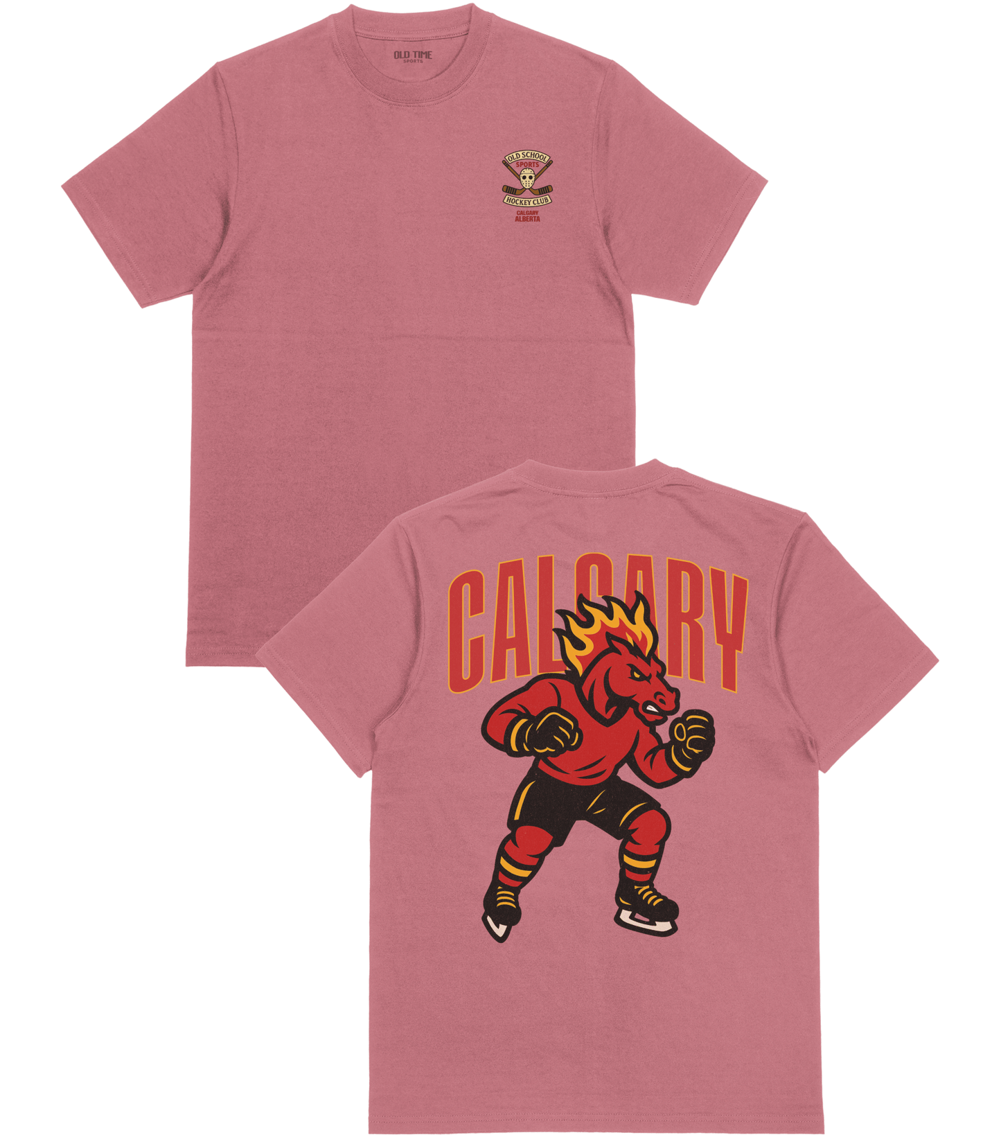 Calgary Hockey v1 T-Shirt - Old Time Sports