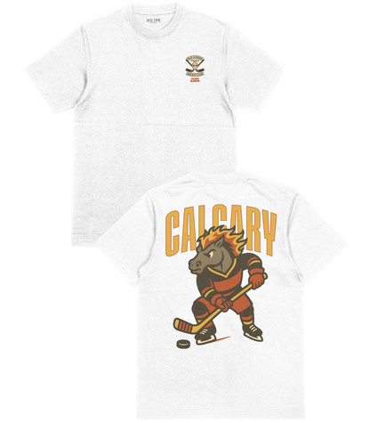 Calgary Hockey v2 T-Shirt - Old Time Sports