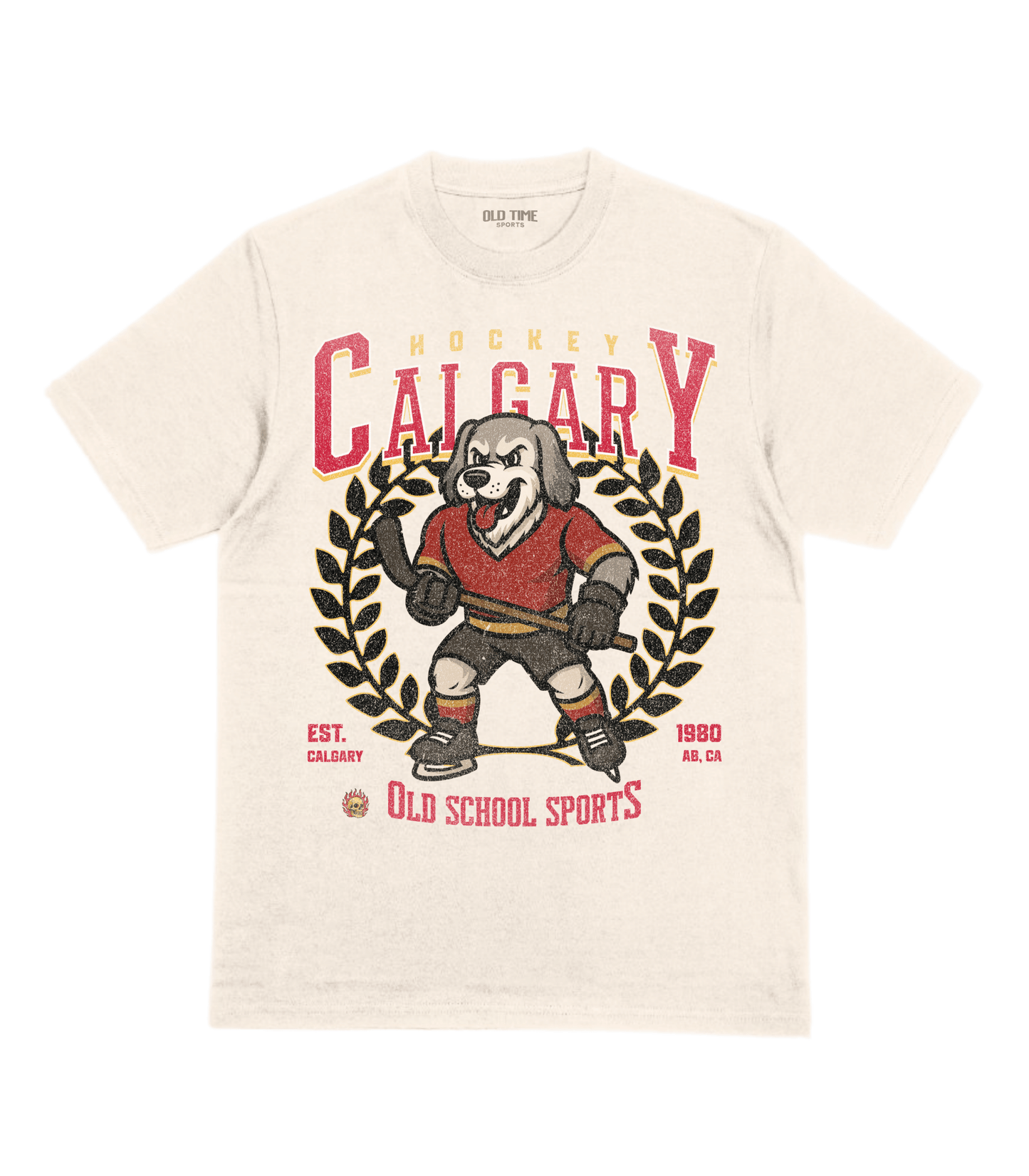 Calgary Hockey v3 T-Shirt - Old Time Sports