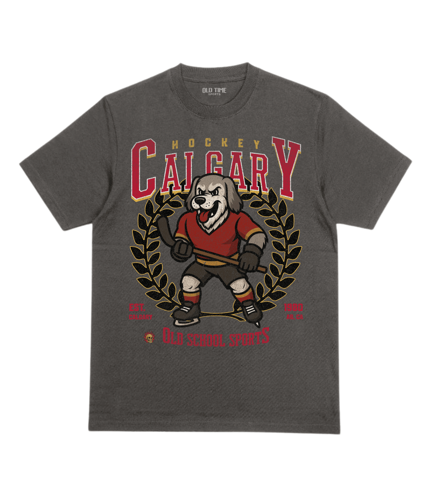 Calgary Hockey v3 T-Shirt - Old Time Sports