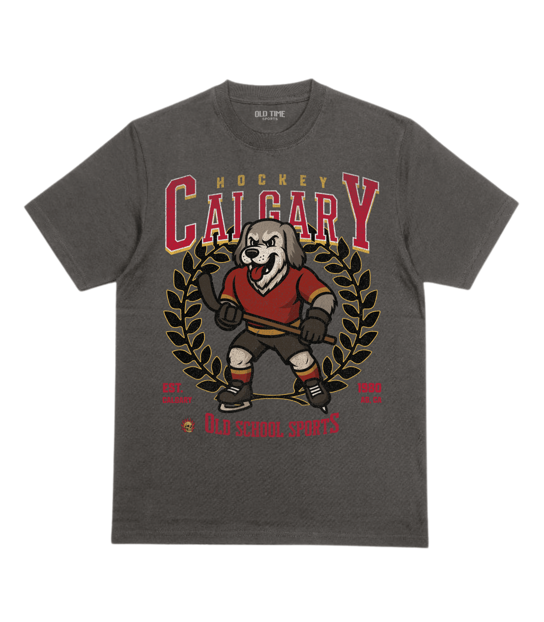 Calgary Hockey v3 T-Shirt - Old Time Sports
