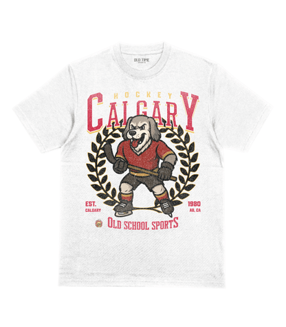 Calgary Hockey v3 T-Shirt - Old Time Sports