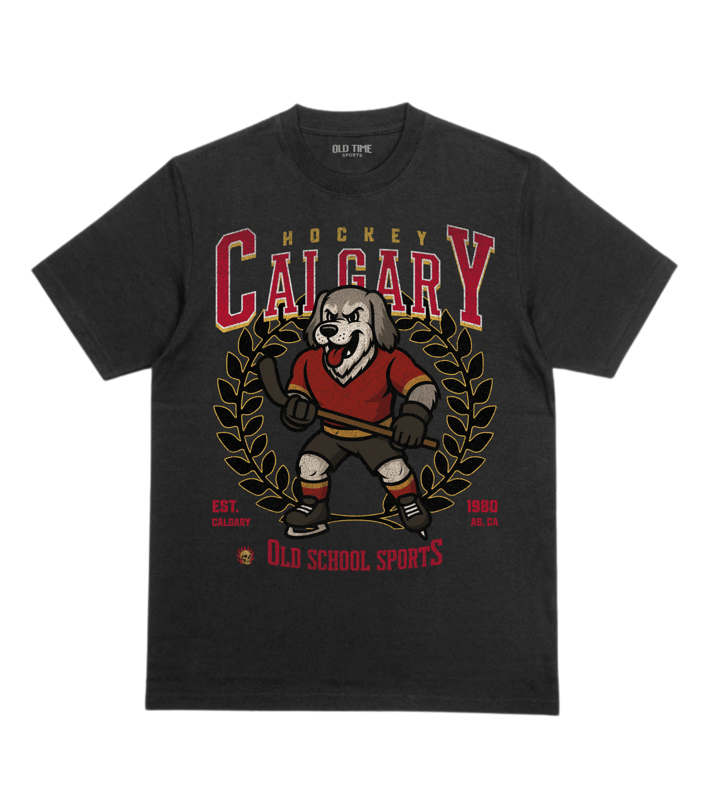Calgary Hockey v3 T-Shirt - Old Time Sports