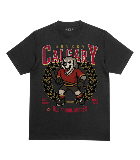Calgary Hockey v3 T-Shirt - Old Time Sports