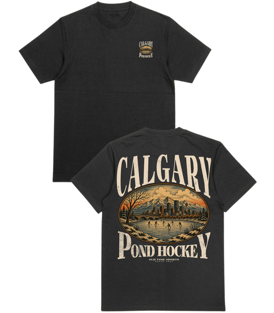 Calgary Pond Hockey T-Shirt - Old Time Sports