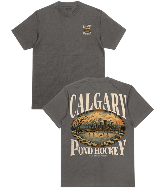 Calgary Pond Hockey T-Shirt - Old Time Sports