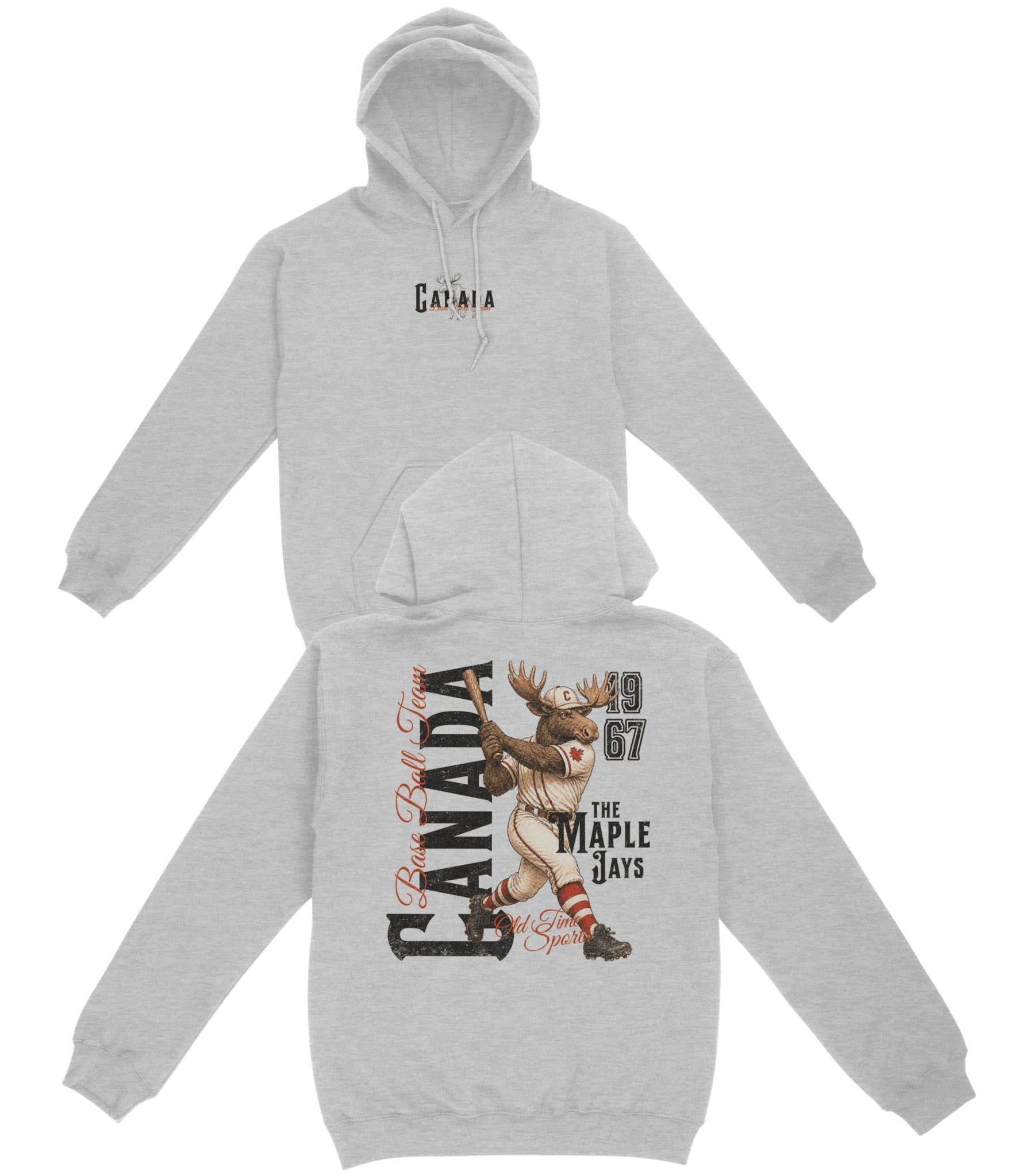 Canada Base Ball Club Basic Hoodie - Old Time Sports