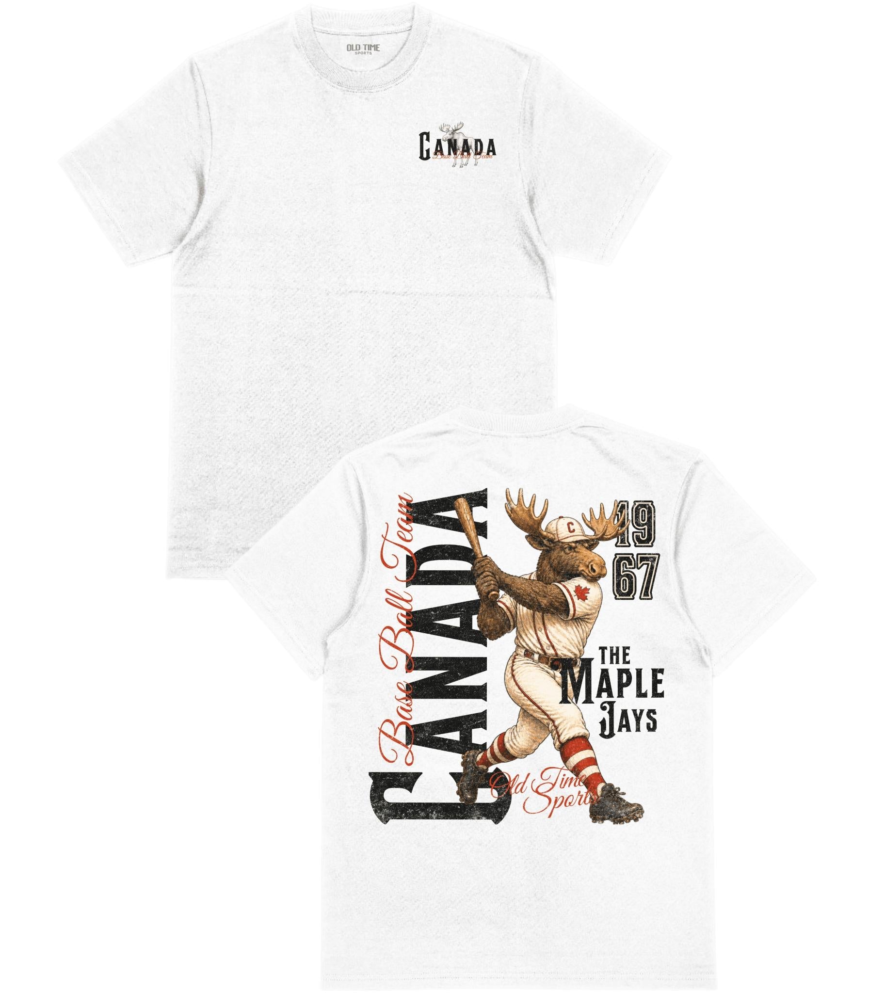 Canada Base Ball Team T-Shirt - Old Time Sports