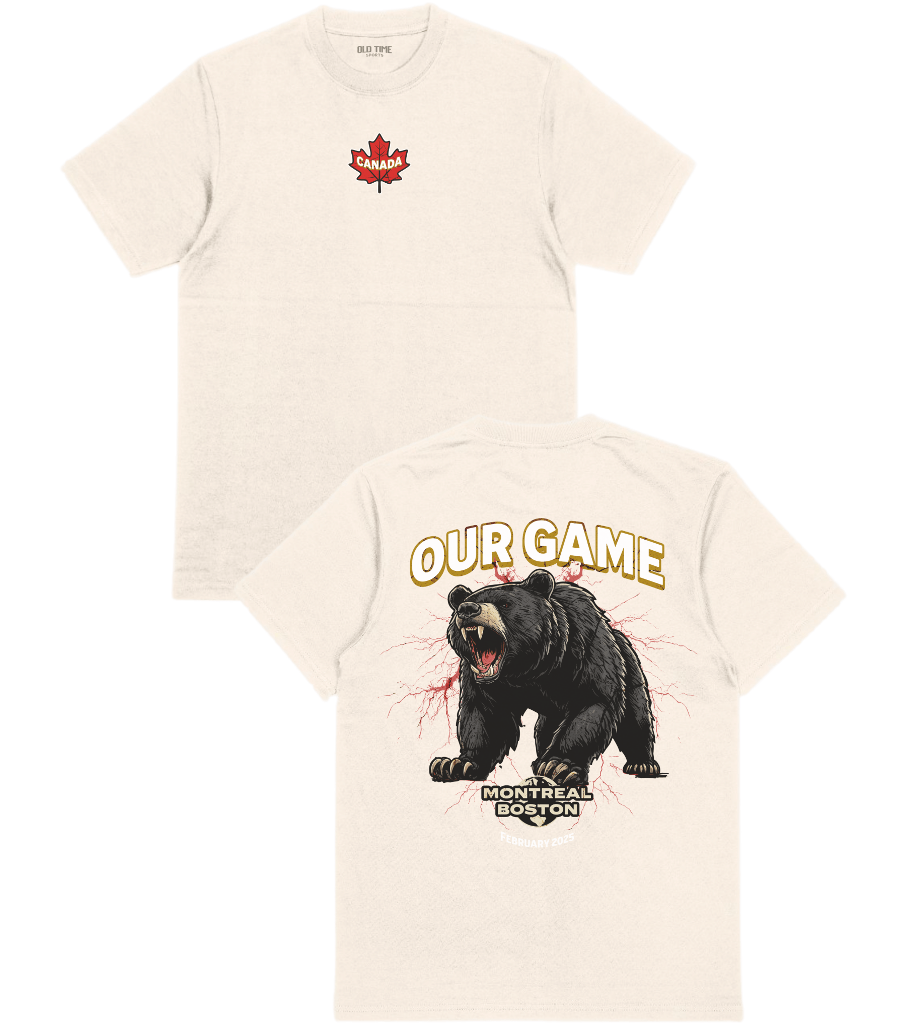 Canada Black Bear T-Shirt - Old Time Sports