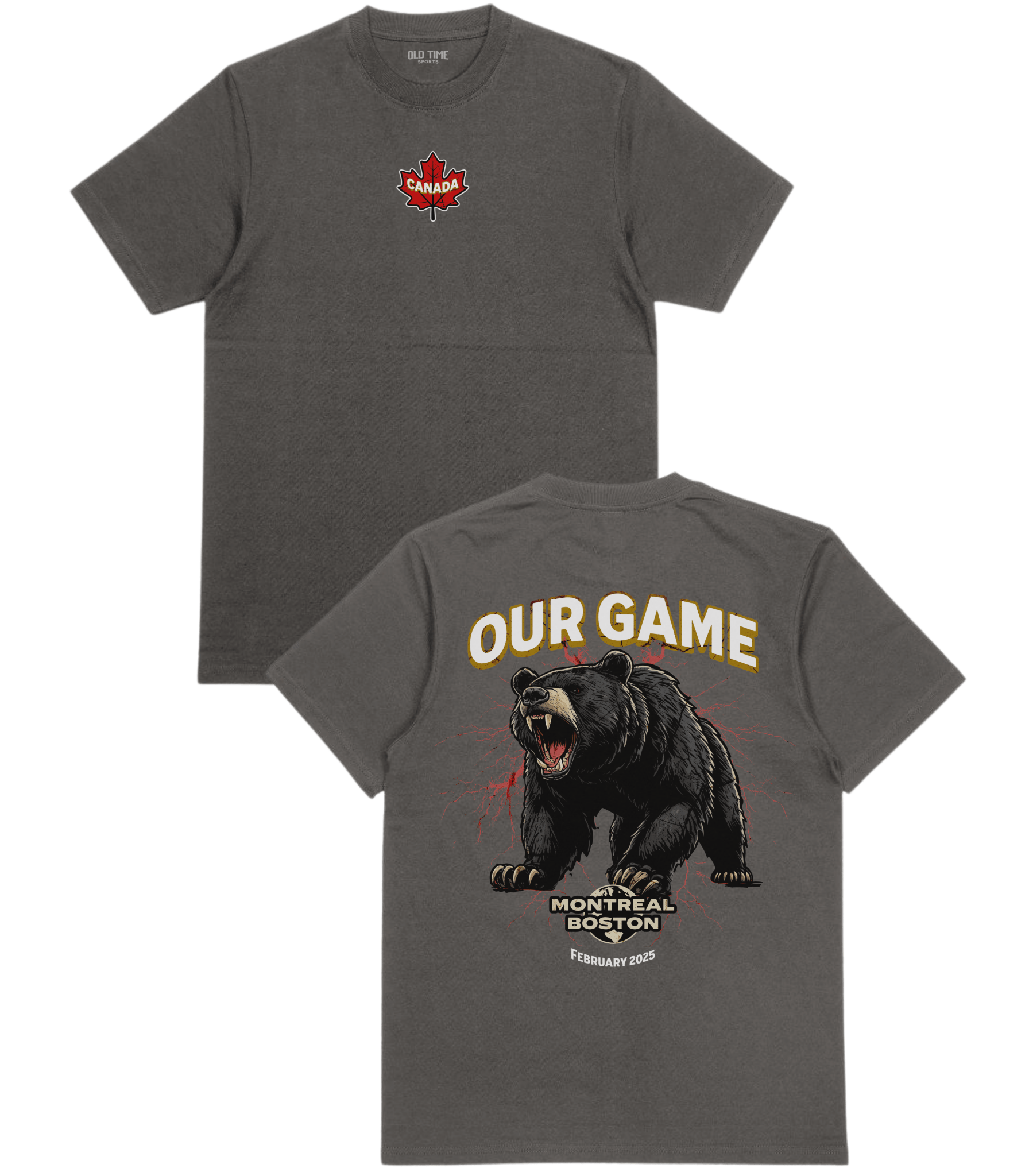 Canada Black Bear T-Shirt - Old Time Sports