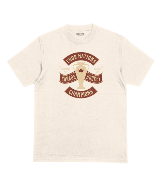 Canada Four Nations Champs T-Shirt - Old Time Sports