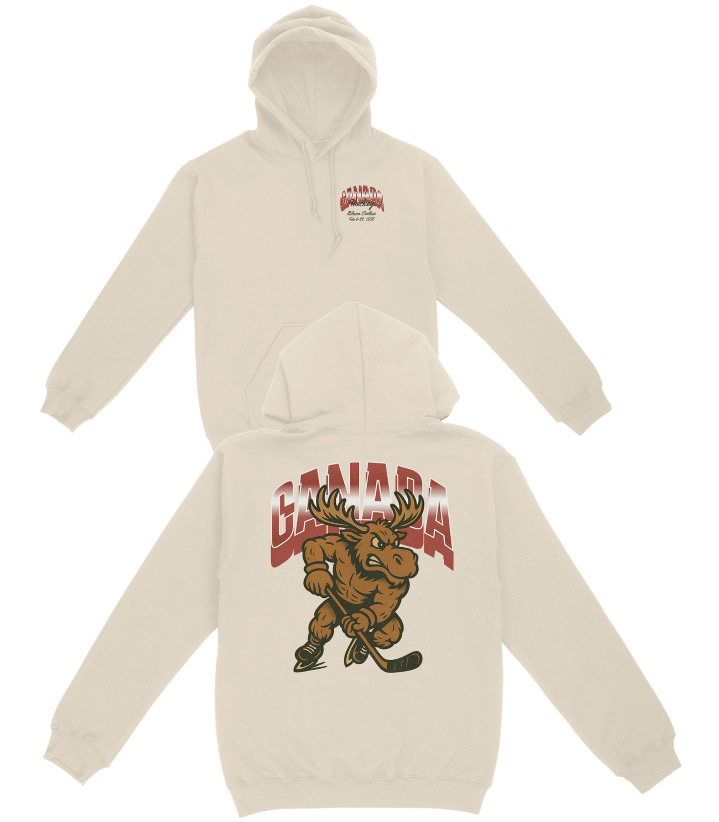 Canada Hockey Basic Hoodie - Old Time Sports