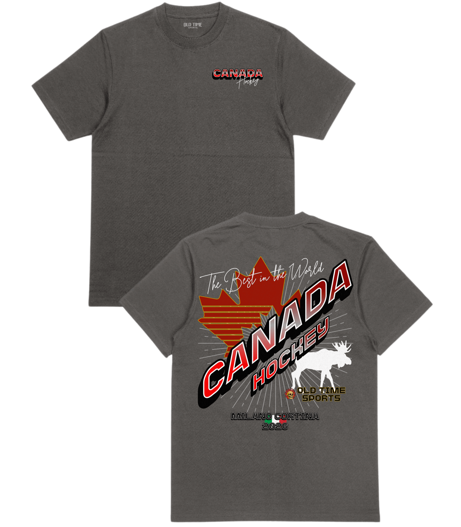 Canada Hockey v3 T-Shirt - Old Time Sports