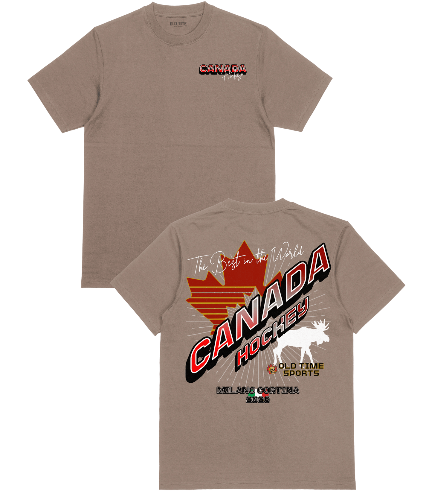 Canada Hockey v3 T-Shirt - Old Time Sports