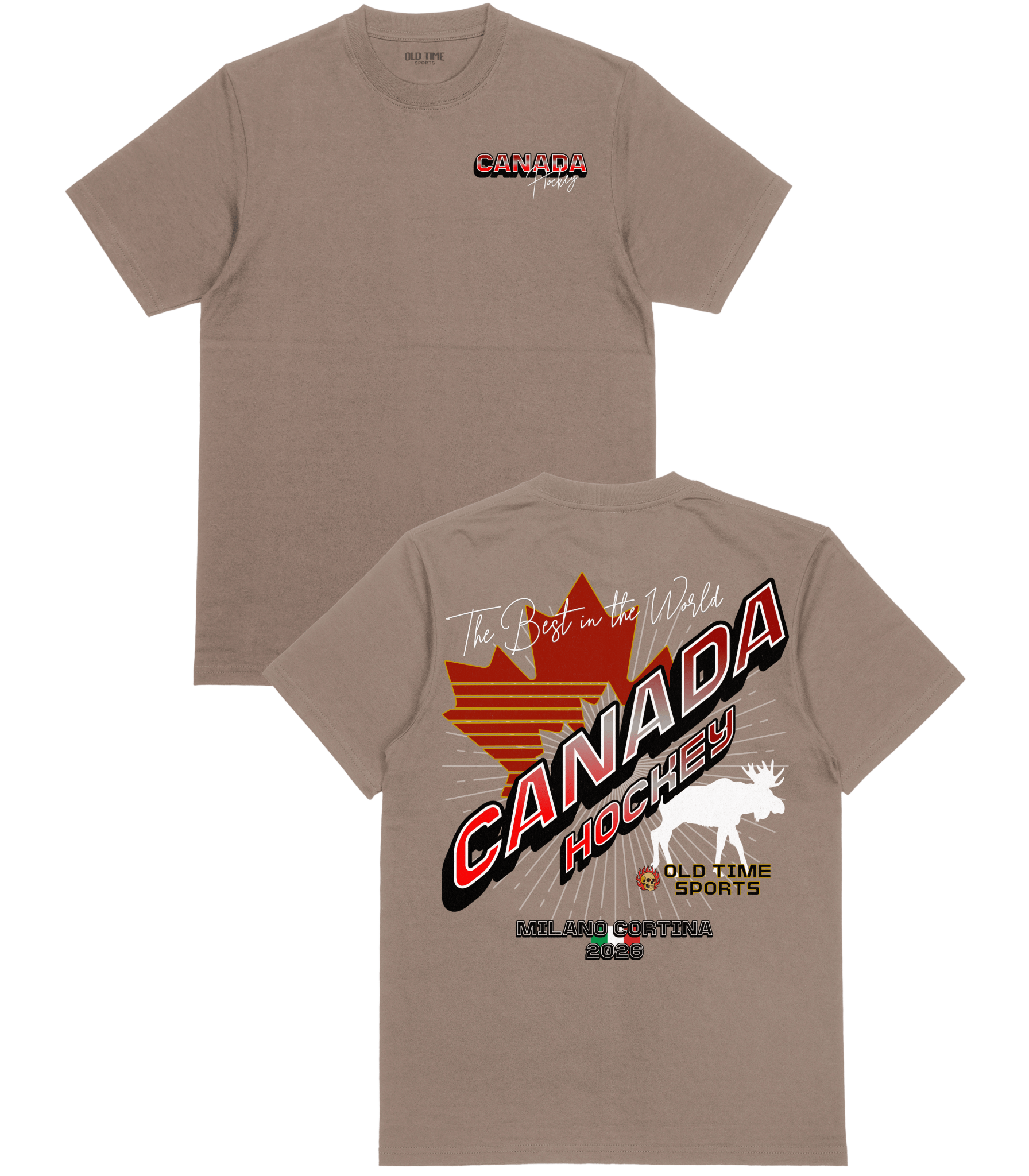 Canada Hockey v3 T-Shirt - Old Time Sports