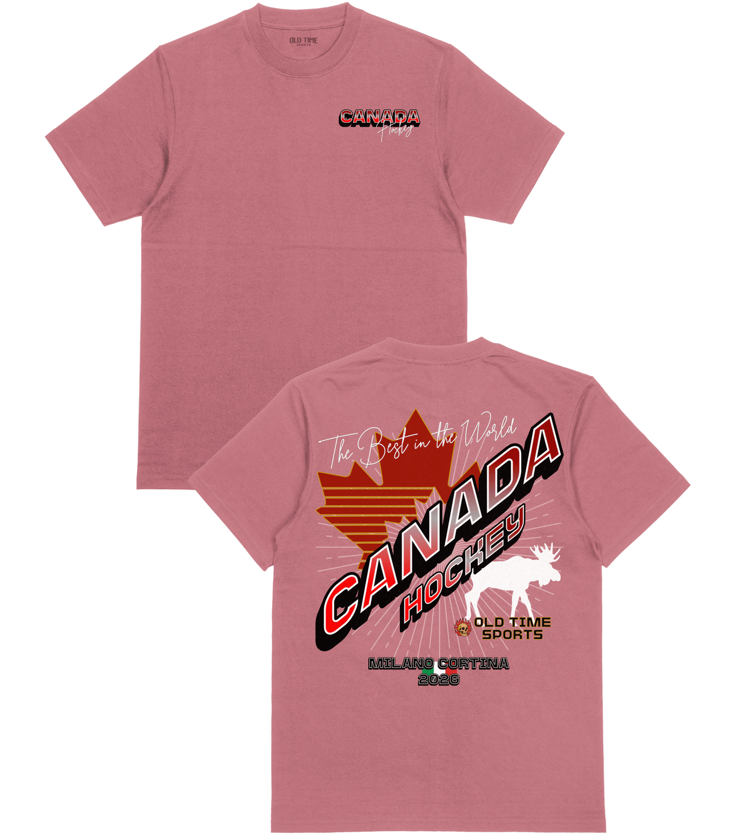 Canada Hockey v3 T-Shirt - Old Time Sports