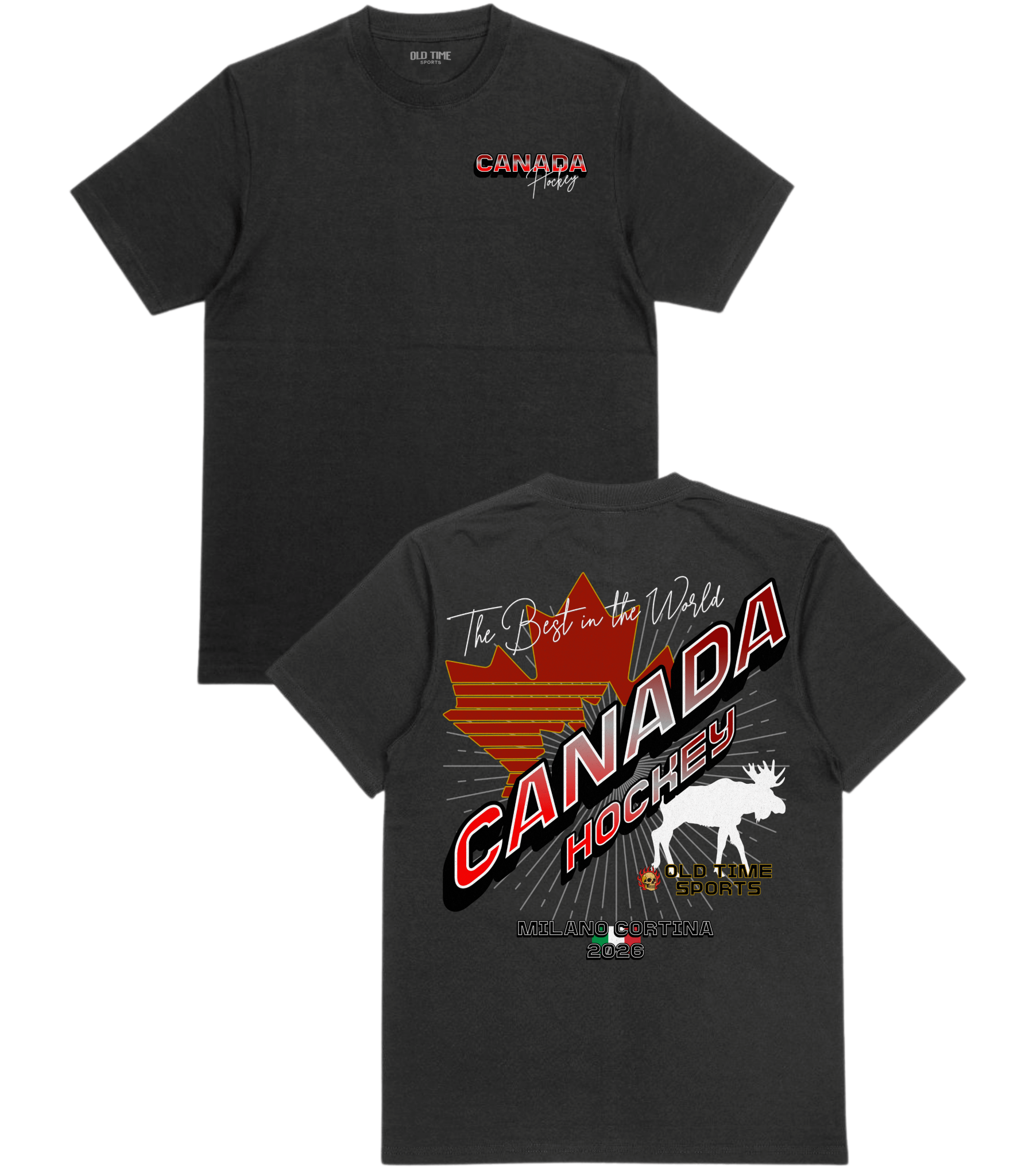 Canada Hockey v3 T-Shirt - Old Time Sports