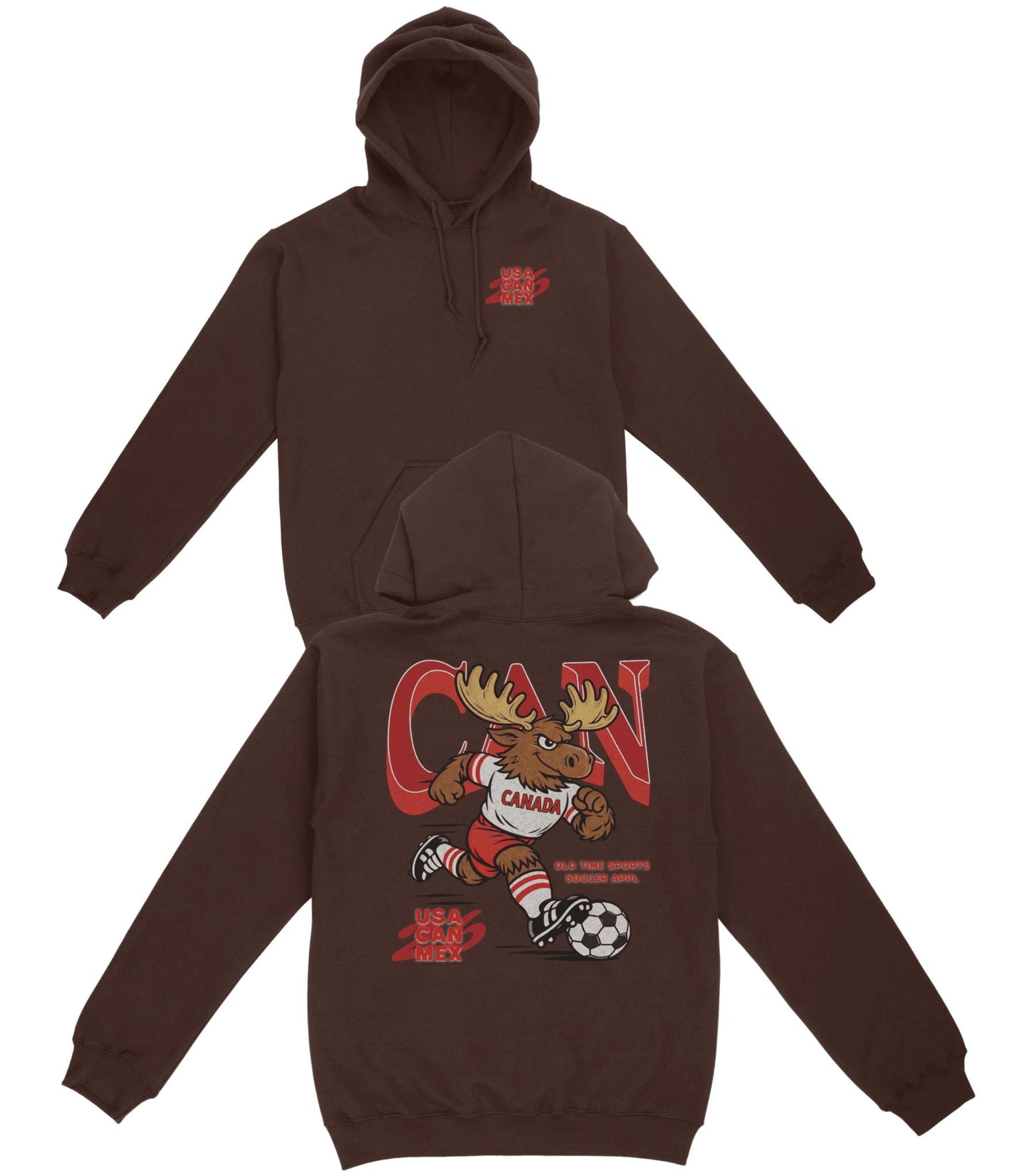 Canada Soccer Team Basic Hoodie - Old Time Sports