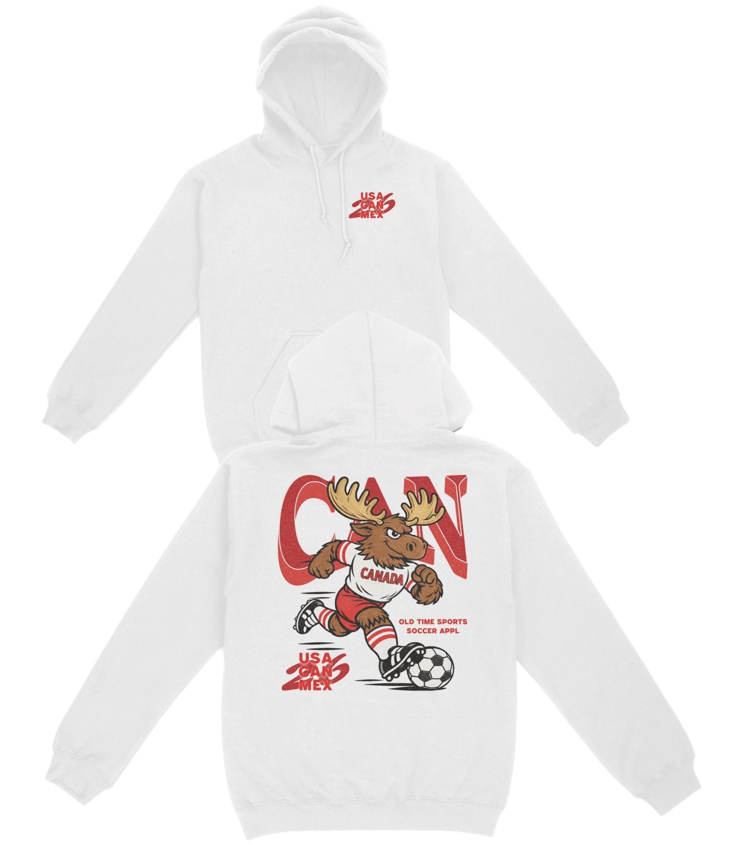 Canada Soccer Team Basic Hoodie - Old Time Sports