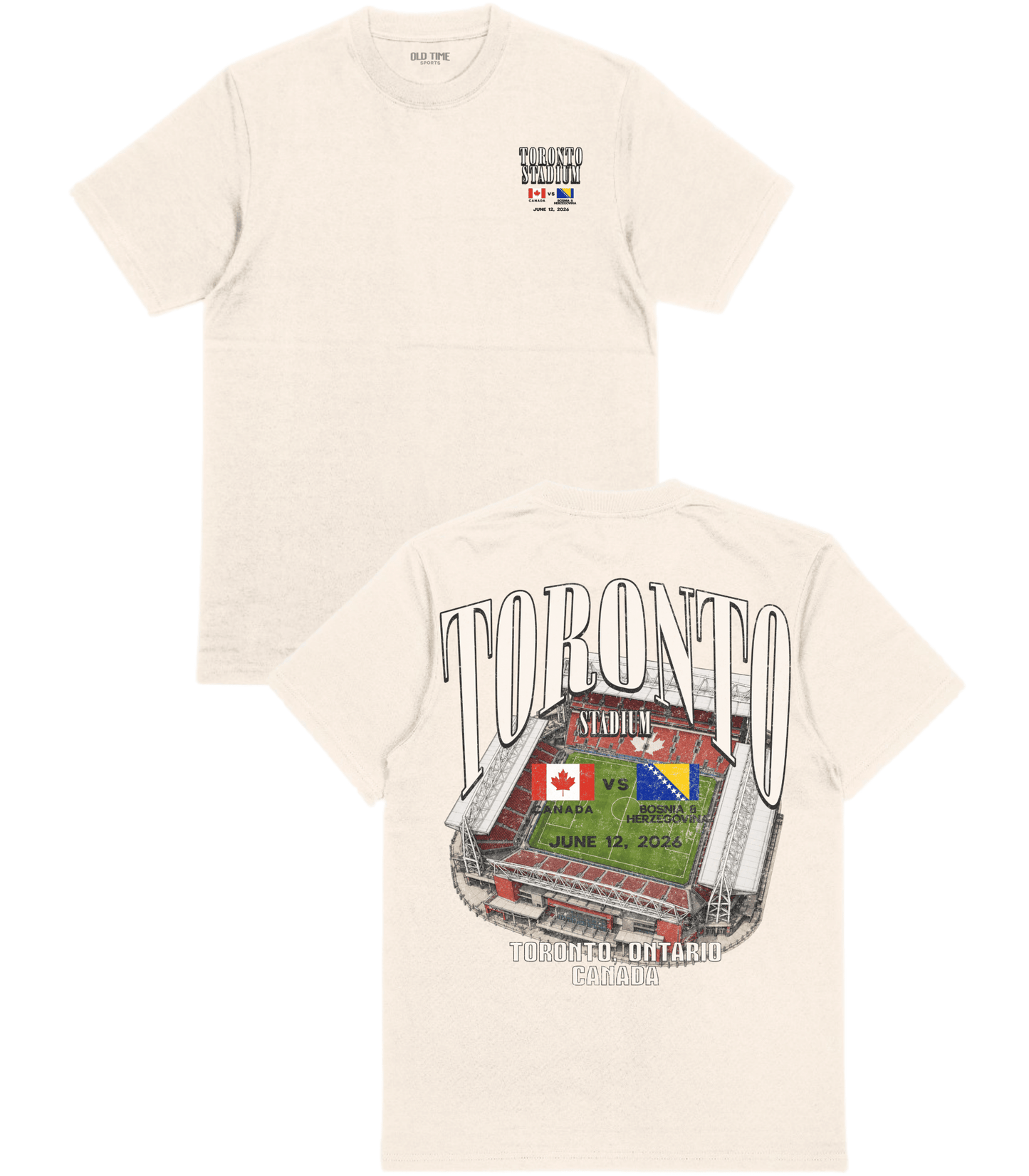 Canada VS Bosnia T-Shirt - Old Time Sports