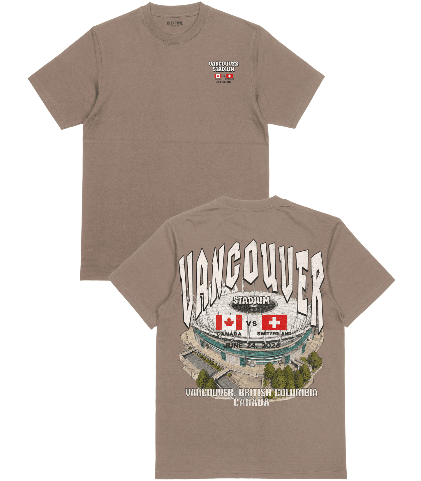 Canada VS Switzerland T-Shirt - Old Time Sports