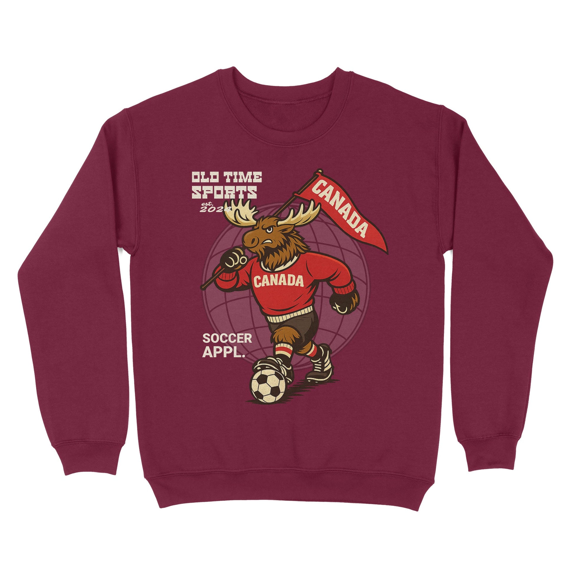 Canadian Soccer Basic Crewneck - Old Time Sports