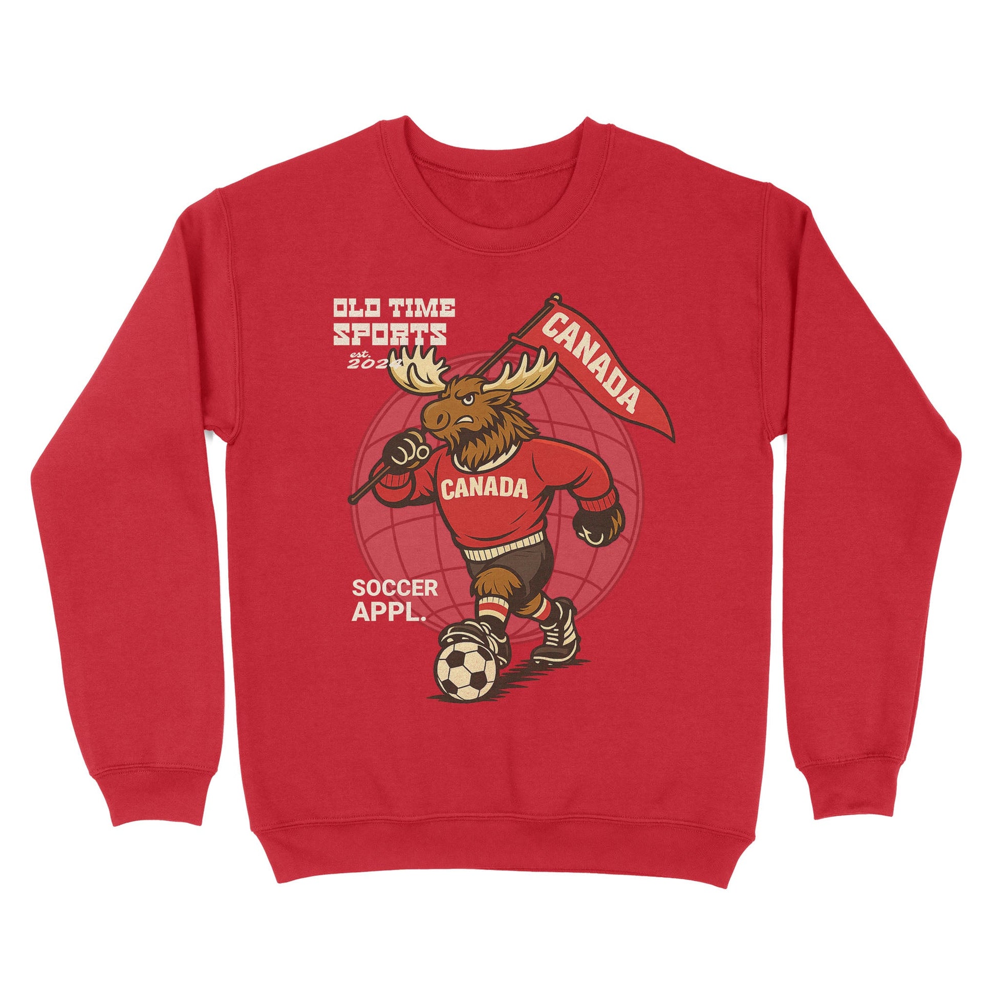 Canadian Soccer Basic Crewneck - Old Time Sports