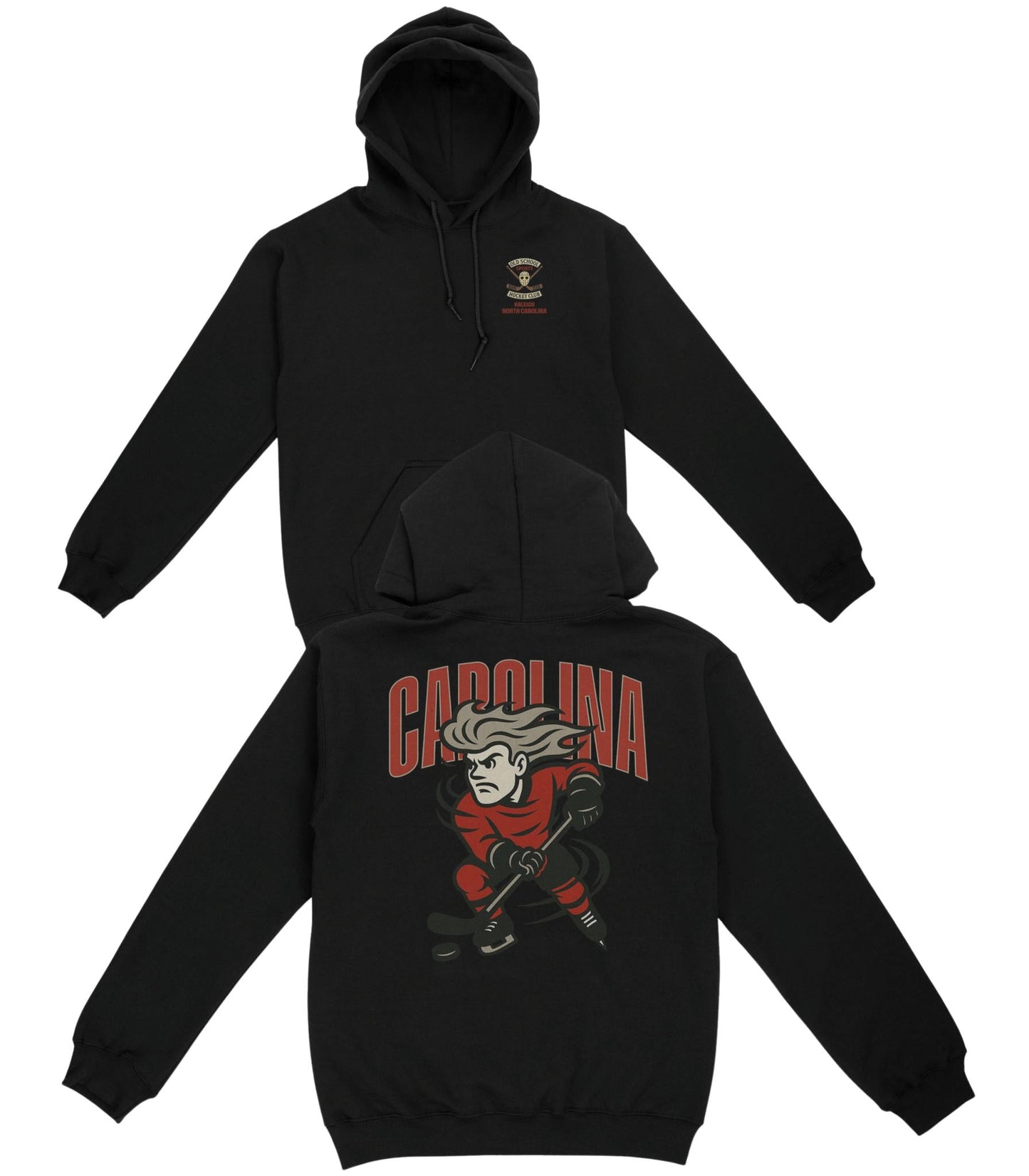 Carolina Hockey v1 Basic Hoodie