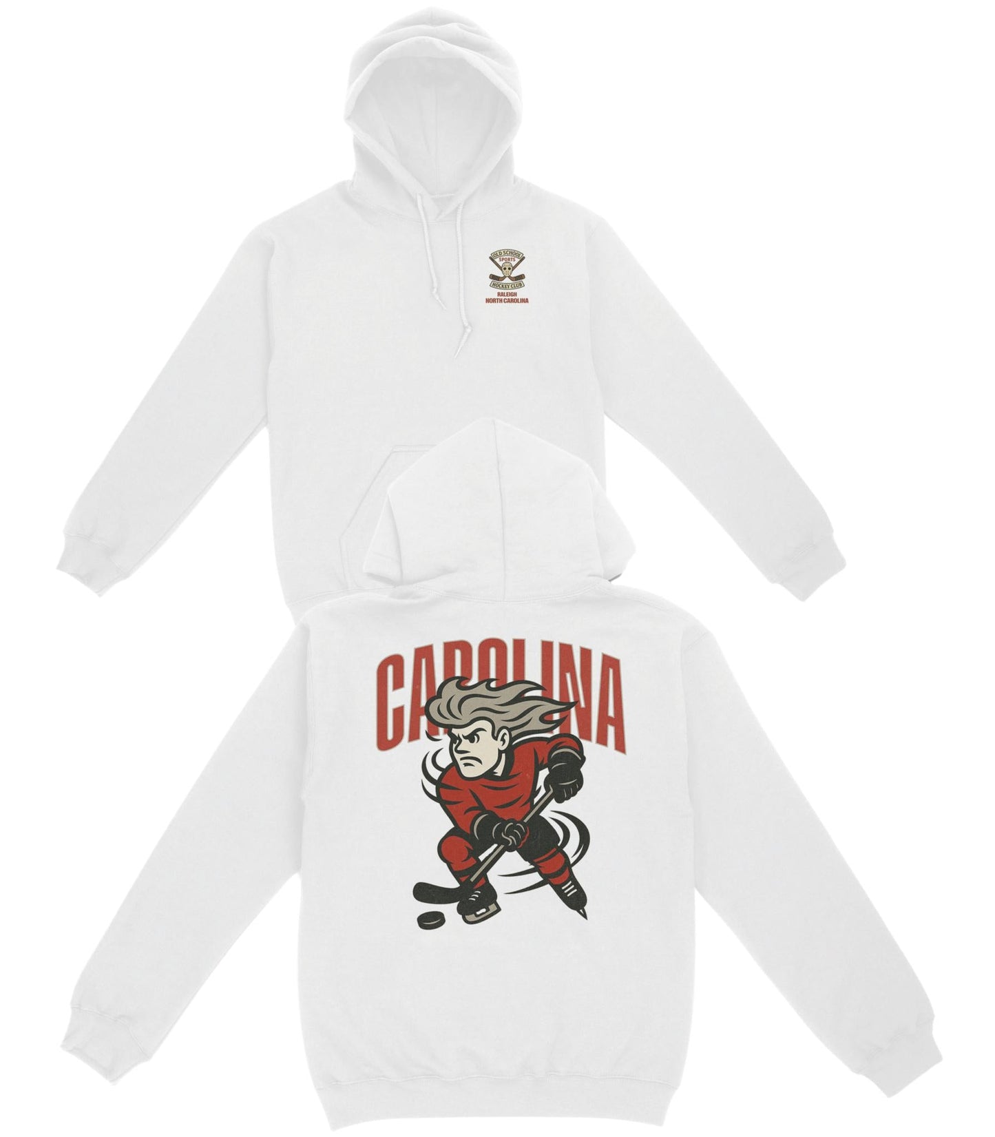 Carolina Hockey v1 Basic Hoodie