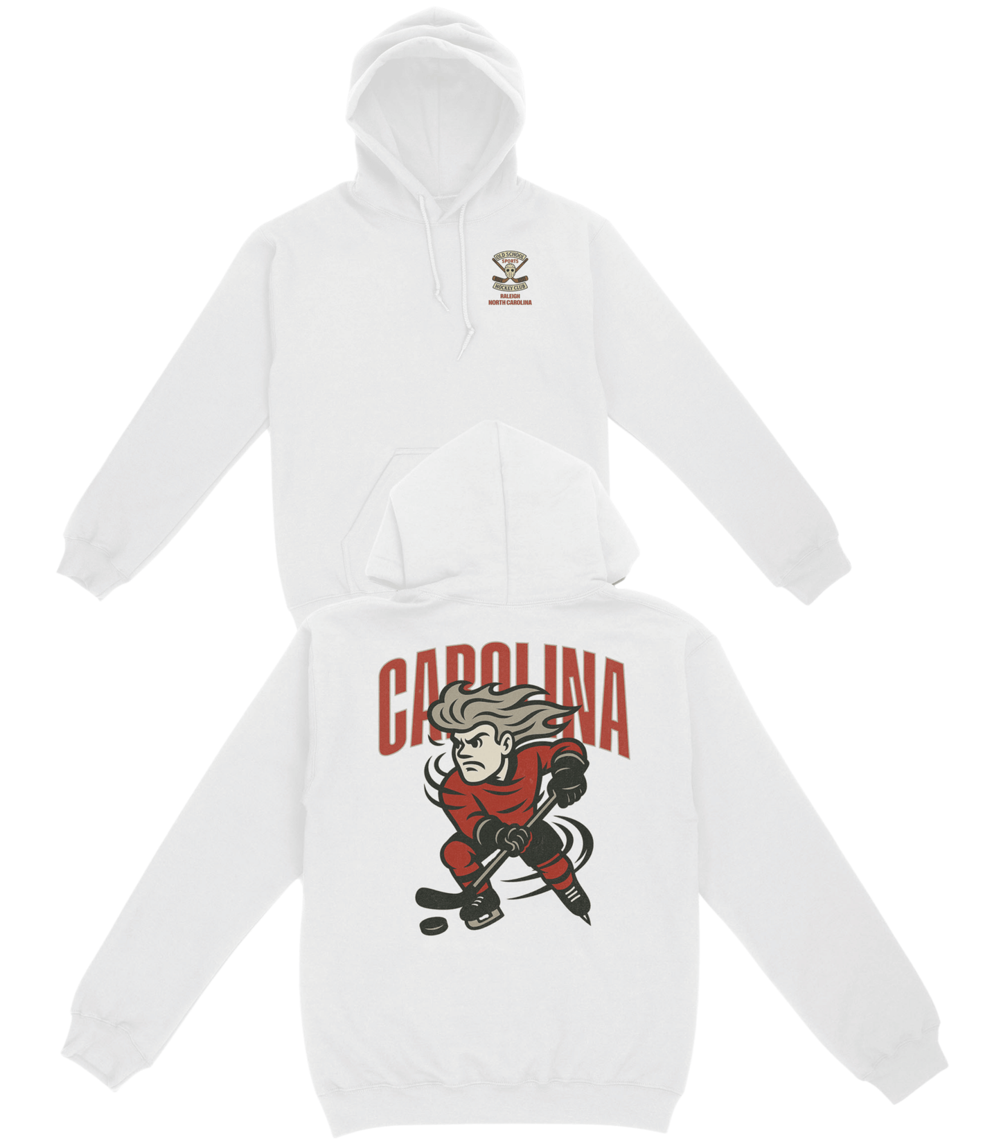 Carolina Hockey v1 Basic Hoodie - Old Time Sports
