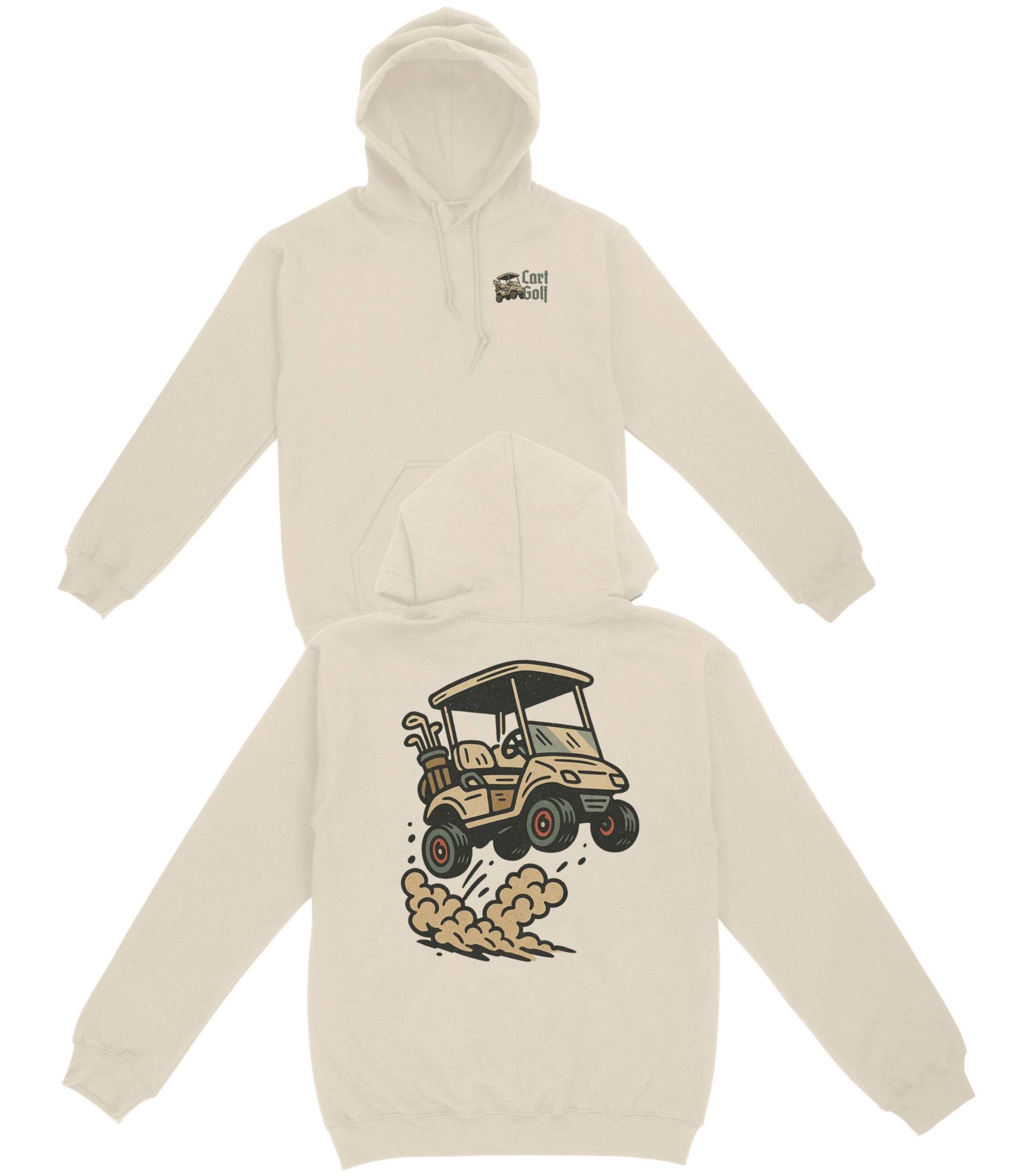 Cart Golf Basic Hoodie - Old Time Sports