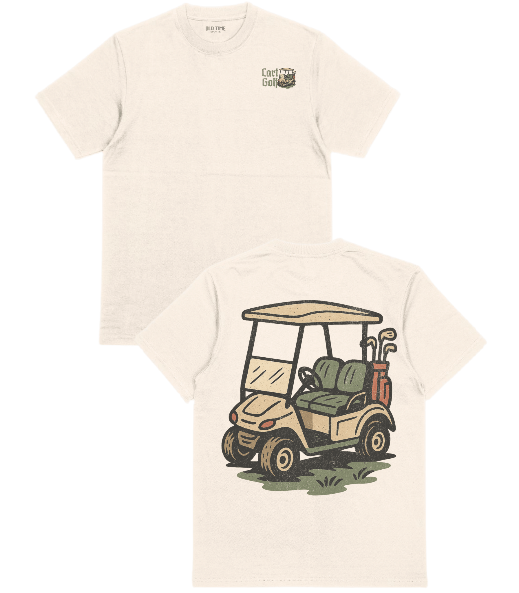 Cart Golf v1 T-Shirt - Old Time Sports