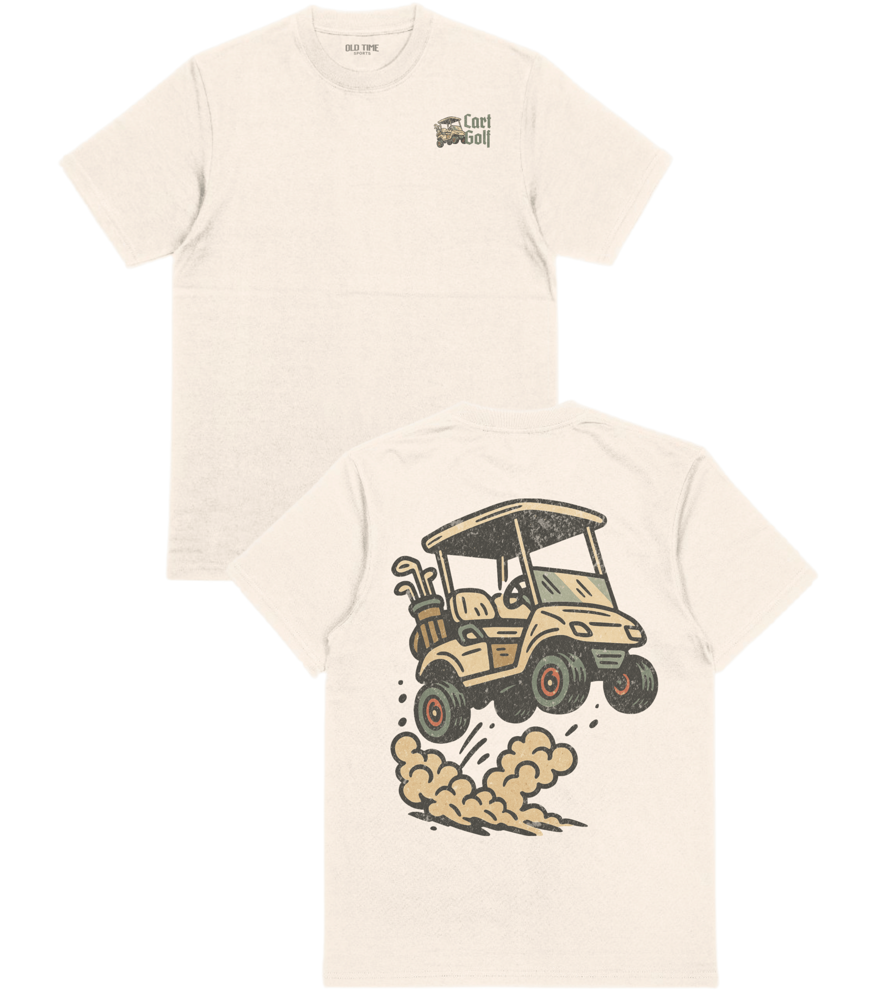 Cart Golf v2 T-Shirt - Old Time Sports