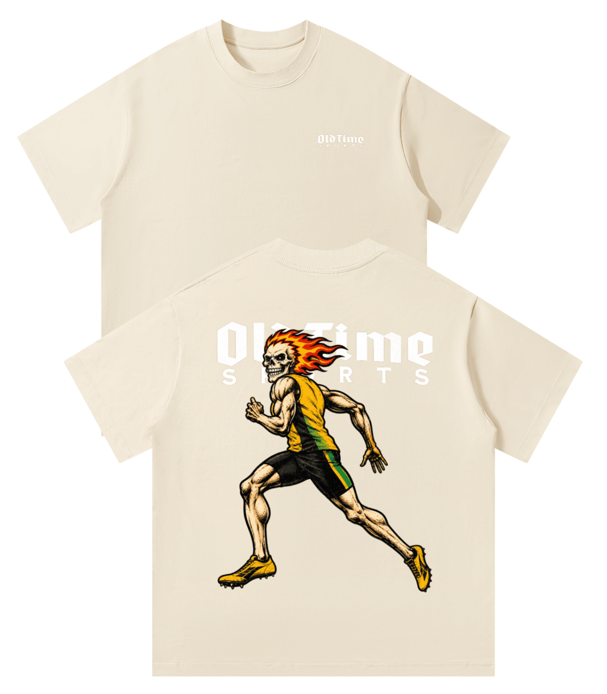 Catch Up Heavyweight Tee - Old Time Sports