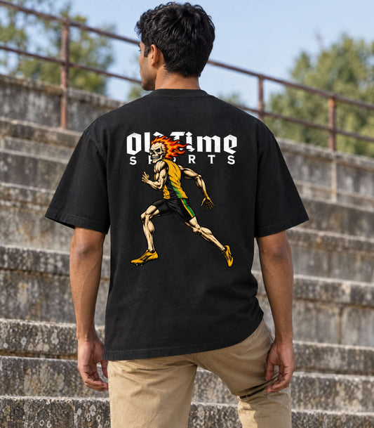 Catch Up Heavyweight Tee - Old Time Sports