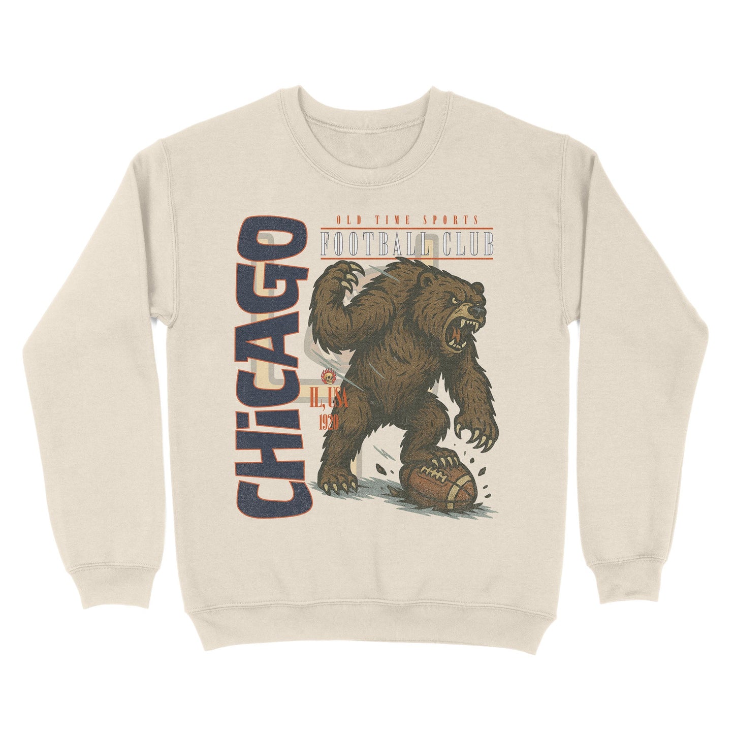 Chicago Football Basic Crewneck - Old Time Sports