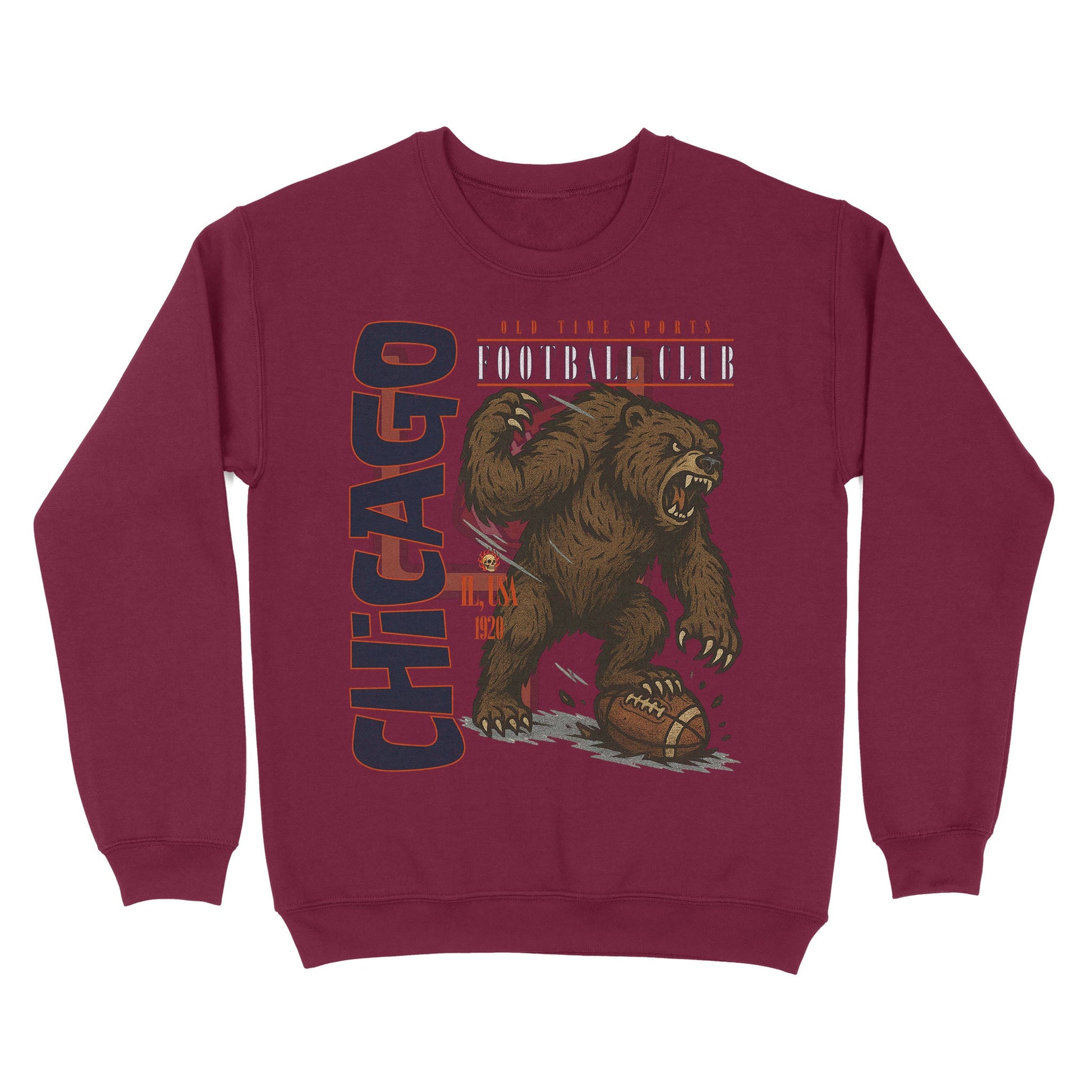 Chicago Football Basic Crewneck - Old Time Sports