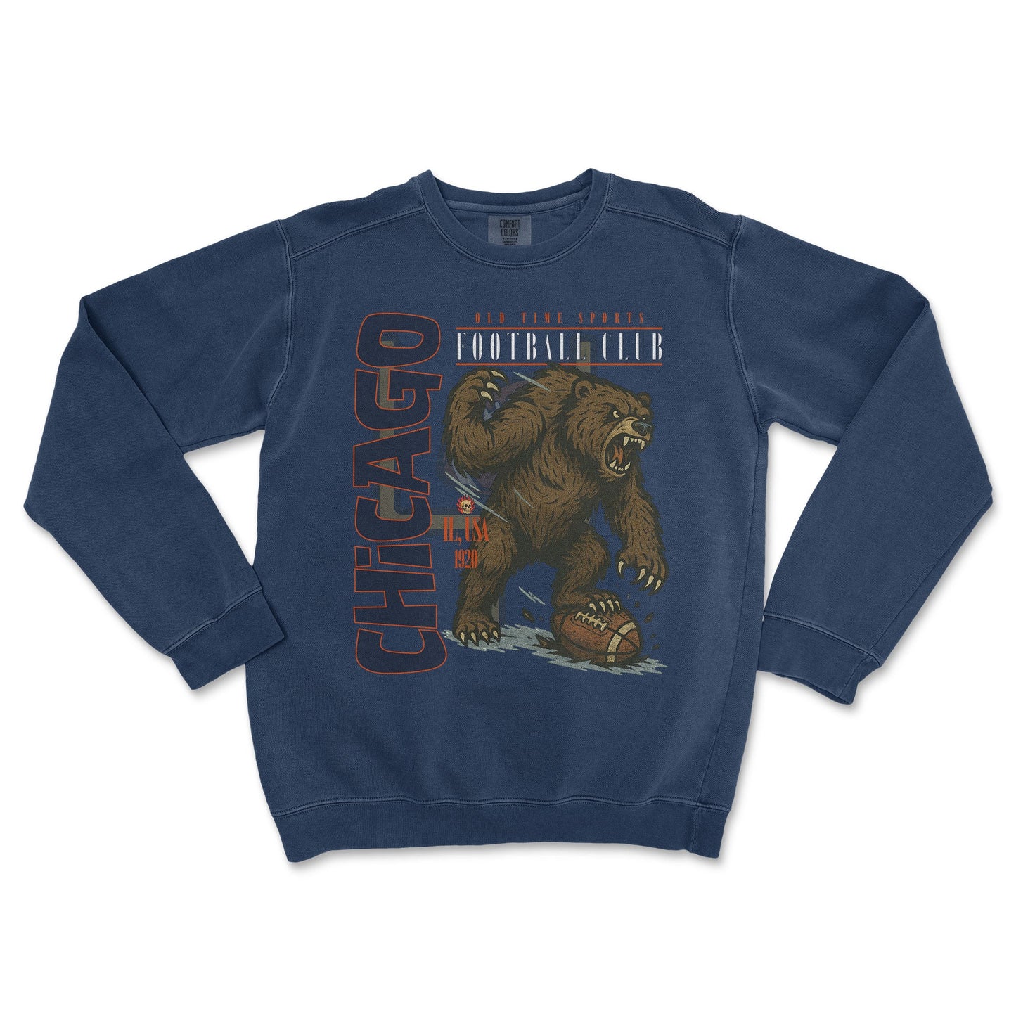 Chicago Football Crewneck - Old Time Sports