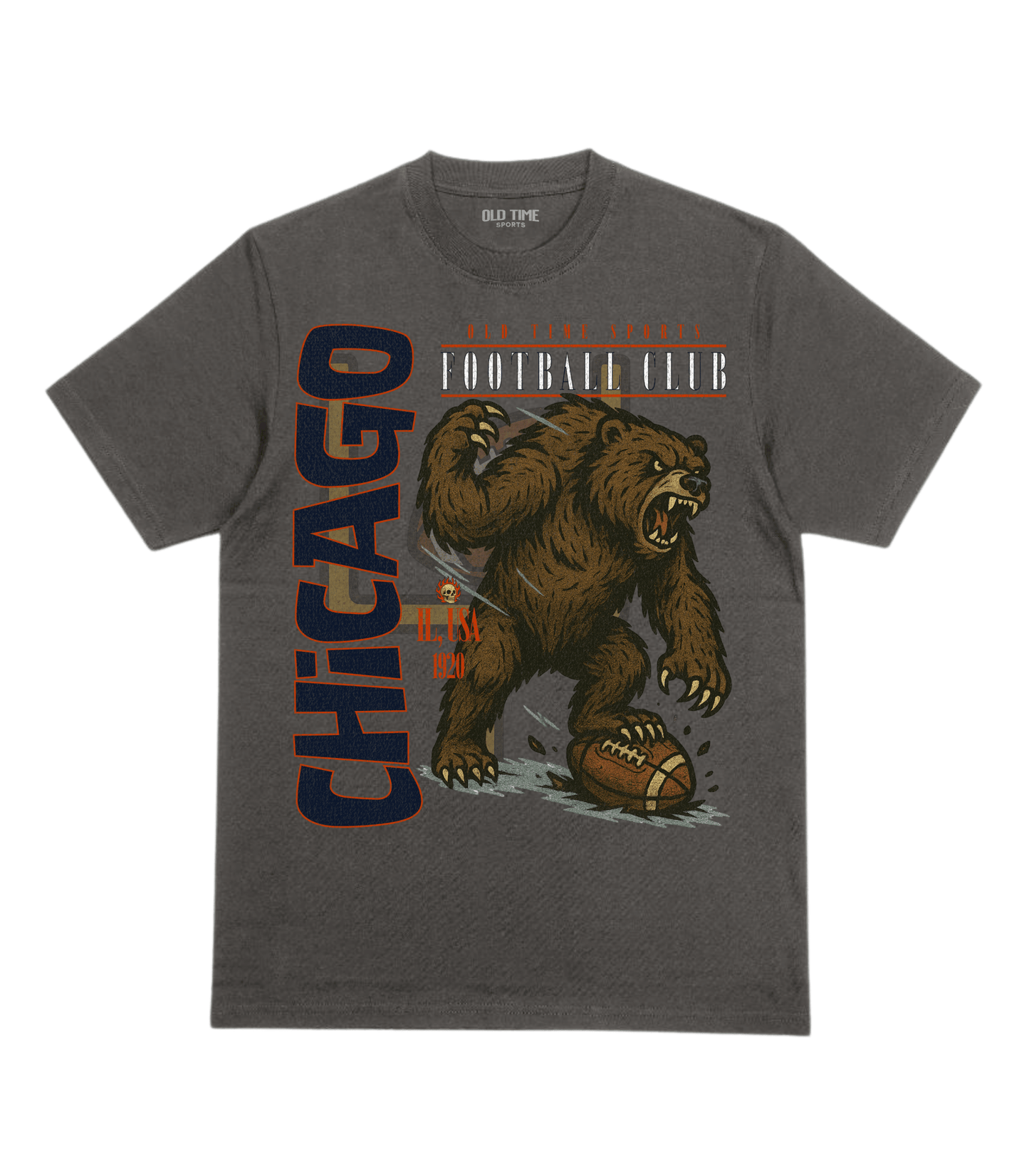 Chicago Football v2 T-Shirt - Old Time Sports