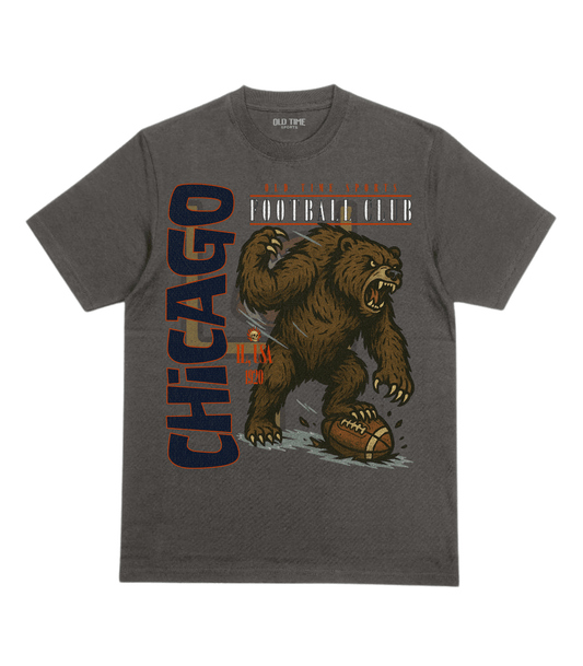 Chicago Football v2 T-Shirt - Old Time Sports
