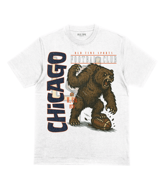Chicago Football v2 T-Shirt - Old Time Sports