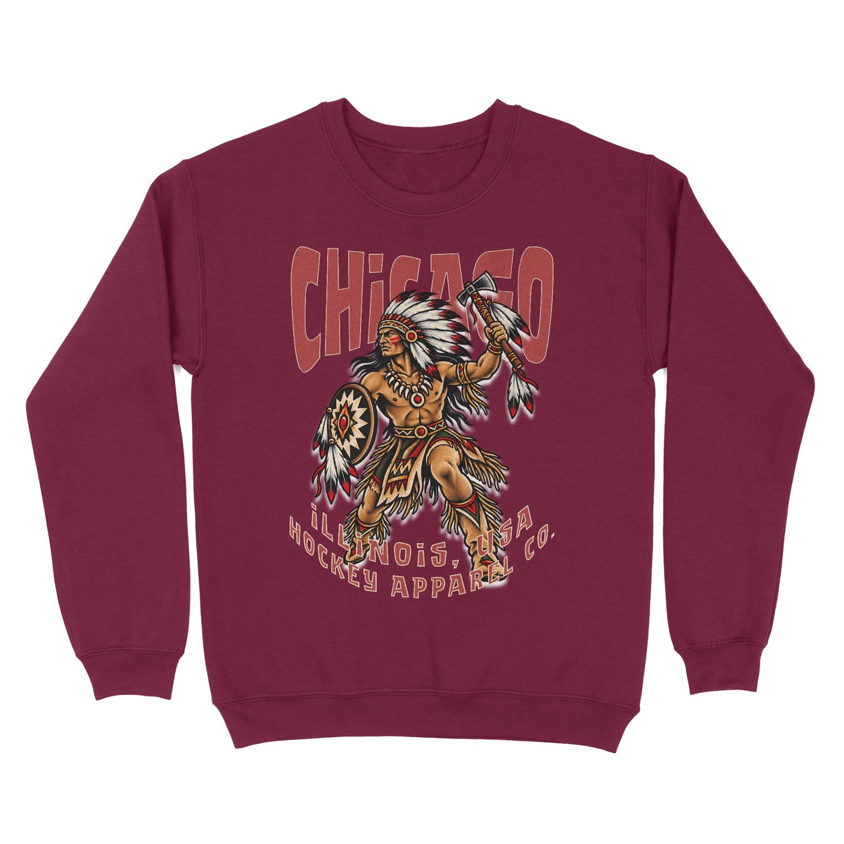 Chicago Hockey Appl. Crewneck - Old Time Sports